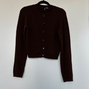 H&M Dark Brown Women's Cardigan